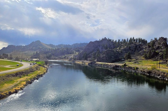 Springtime on the Missouri River near Dearborn, MT