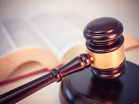 Legal Gavel & Open Law Book - Attribution via a link to howtostartablogonline.net 