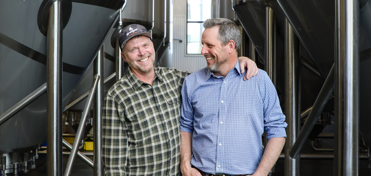 David Breck and David Sigler, Owners of Bridger Brewing – Photo by Bridger Brewing  