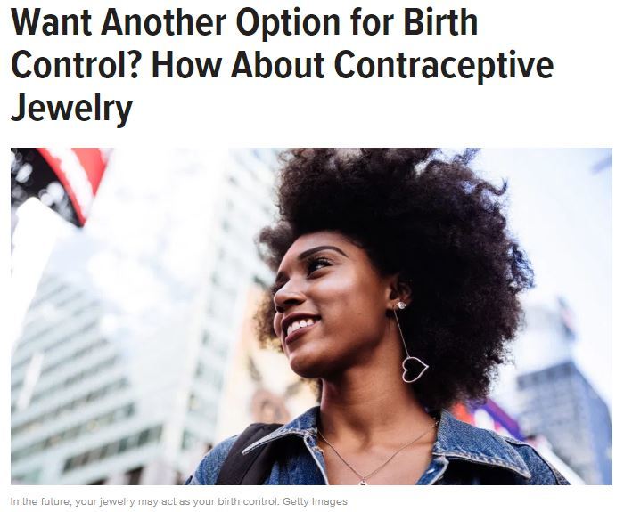 Contraceptive Jewelry Article