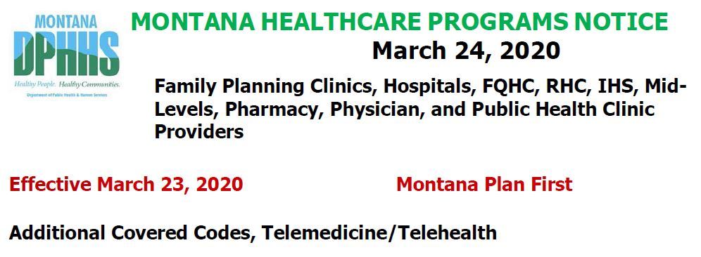 Memo: PlanFirst COVID Additional Codes