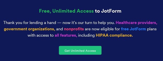 Description of JotForm eligibility