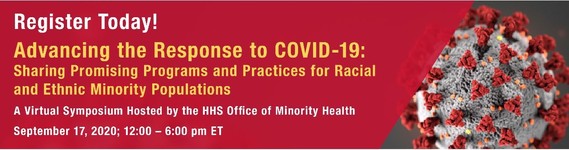 Webinar: Advancing the Response to COVID-19: Sharing Promising Programs and Practices for Racial and Ethnic Minority Communities