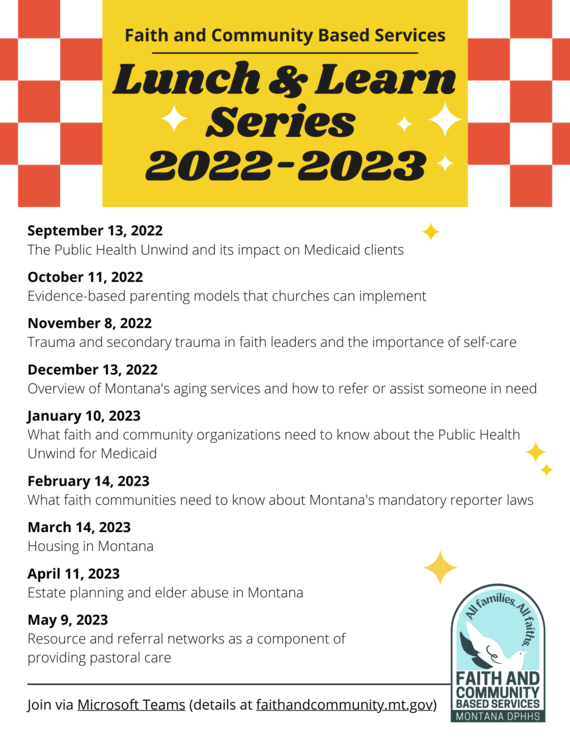 FCBS lunch and learn back