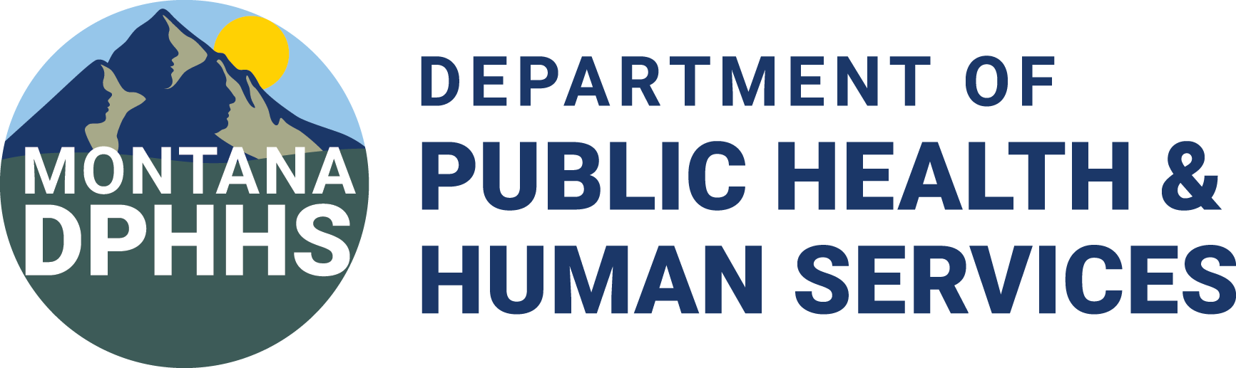 DPHHS Logo Horz Text