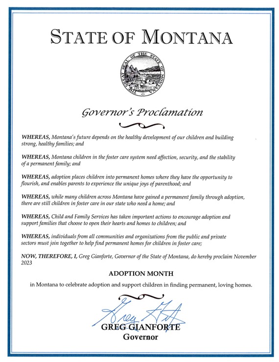 Gov Proclamation