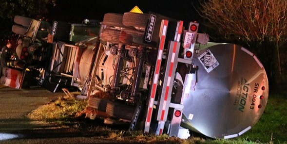 Chemical Truck Spill