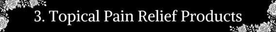 topical pain relief