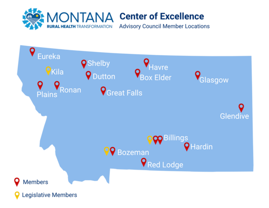 Advisory Council map