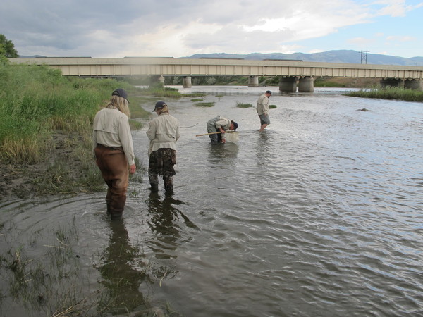 Monitoring Crew on Missouri River