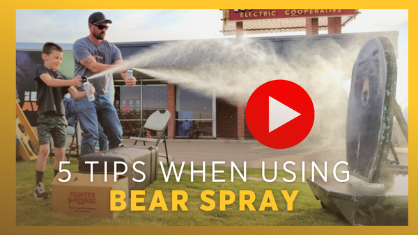 Tips for Using Bear Spray