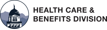 HCBD logo with text: Health Care & Benefits Division 