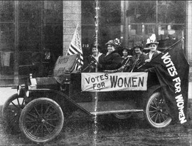 Suffrage signs