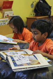 Two children playing