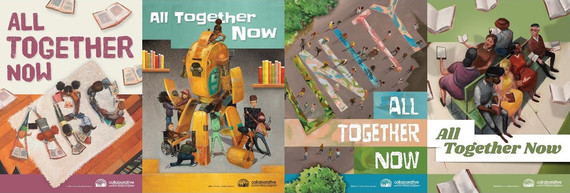 Preview of posters drawn by Frank Morrison for 2023 CSLP theme