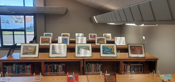 Marc Steinberg's Artwork on Display at the Sidney Richland County Library
