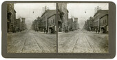 Looking East on Broadway from Library Building, Butte.