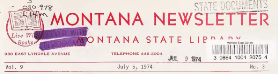 July 1974 Banner