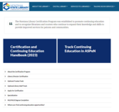 certification webpage