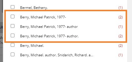 Enterprise Author Facet Before Update