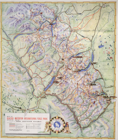Glacier National Park Map