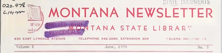 June 1970 newsletter