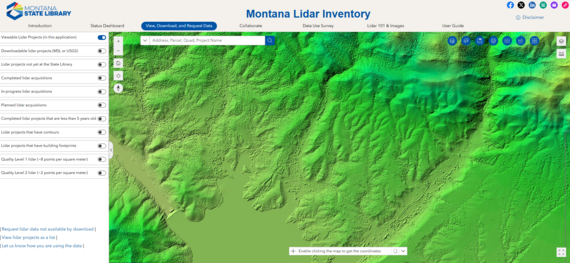 MontanaLidarInventory_app_screenshot