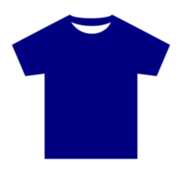 Picture of a blue t-shirt