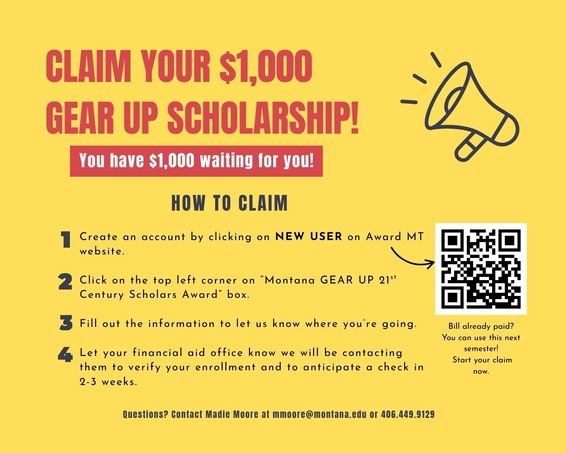 GEAR UP Scholarship