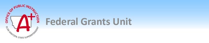 Federal Grants Unit banner