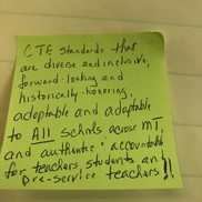 CTE standards that are diverse and inclusive, ...