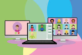 Online Video Conference Sharing Session Image Courtesy of Pixabay.com