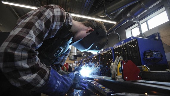 Welding Student