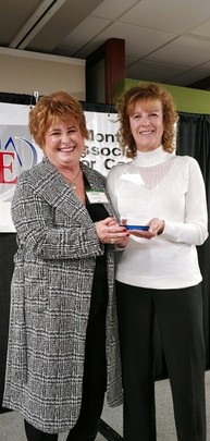 Carol awarded the David Strong Award
