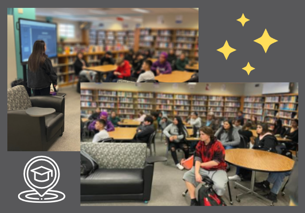 Alicia Doney Presenting to Students