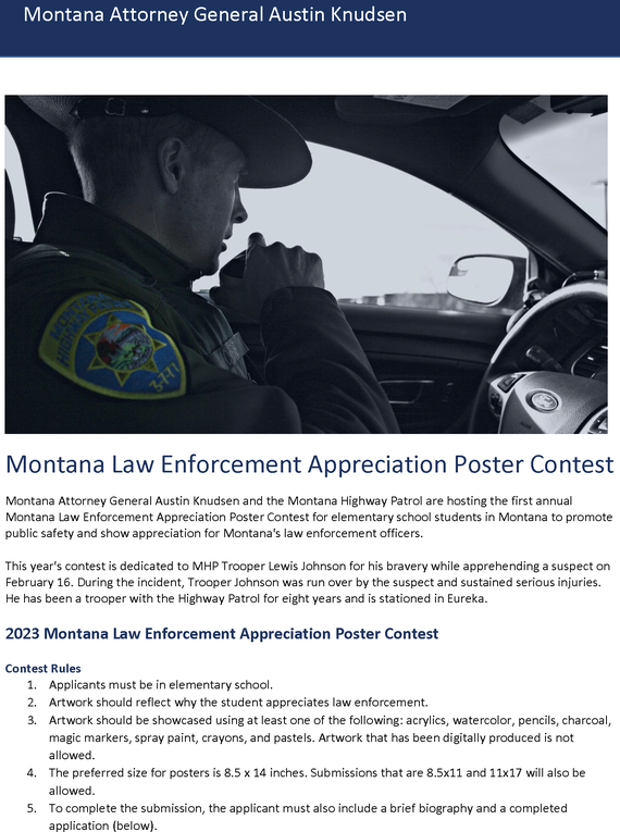 law enforcement poster