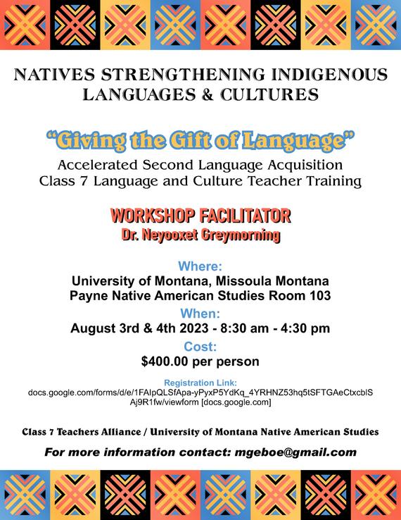 Natives Strengthening Indigenous Poster