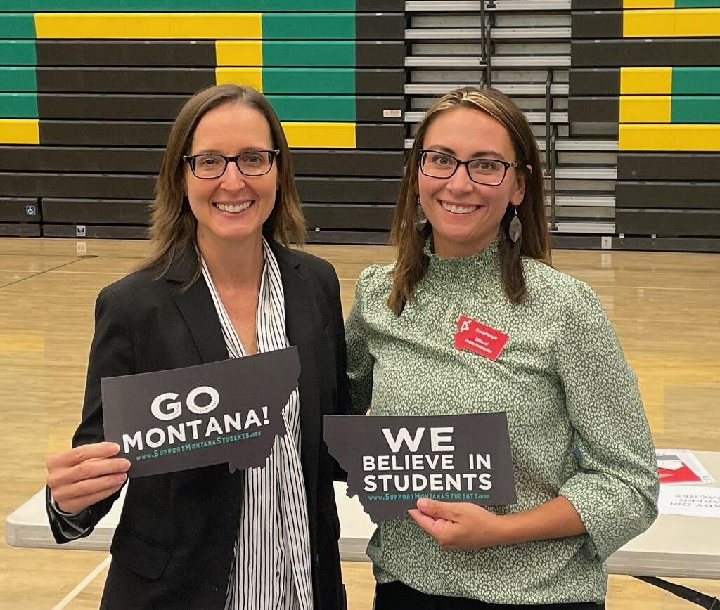 Courtney George and Crystal Wright at MPSEOC