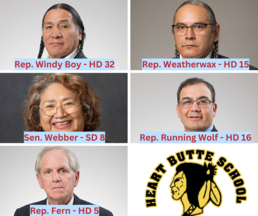 windy boy, weatherwax, webber, running wolf, fern, heart butte