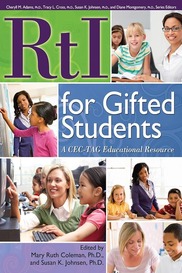 Book Cover for RtI for Gifted Students