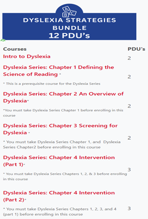 Dyslexia strategies list