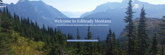 EdReady Web page with mountain picture