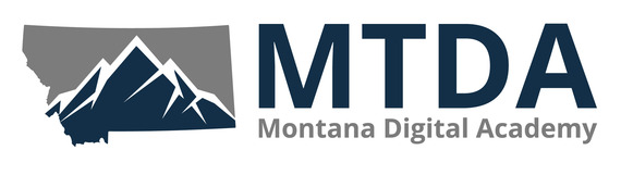 Montana Digital Academy Logo with mountains