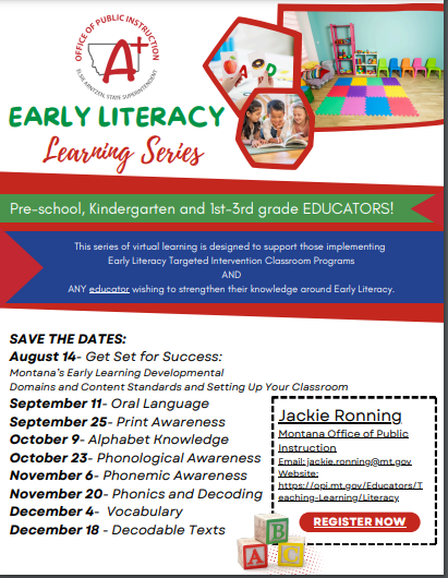 Early Literacy Flyer