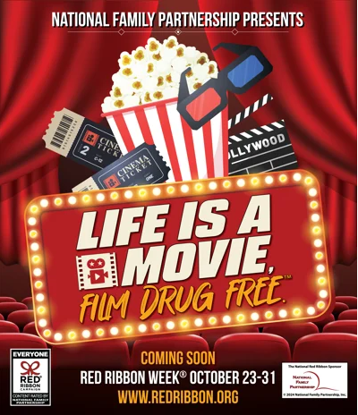 Red Ribbon Week Life is a movie film drug free