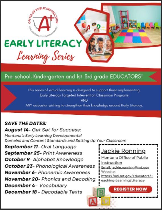 Early Literacy Flier