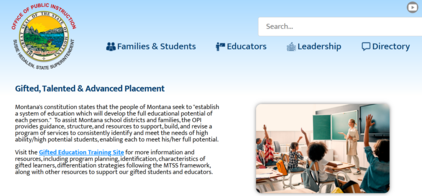 New Gifted and Talented website