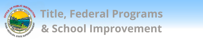 Title, Federal Programs & School Improvement
