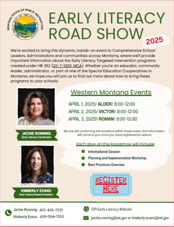 April Early Literacy Road Show