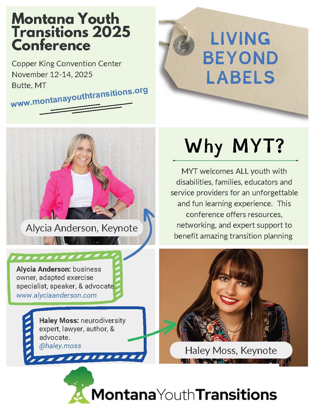 Montana Youth Transitions Conference November 12-14, 2025 at Copper King Butte